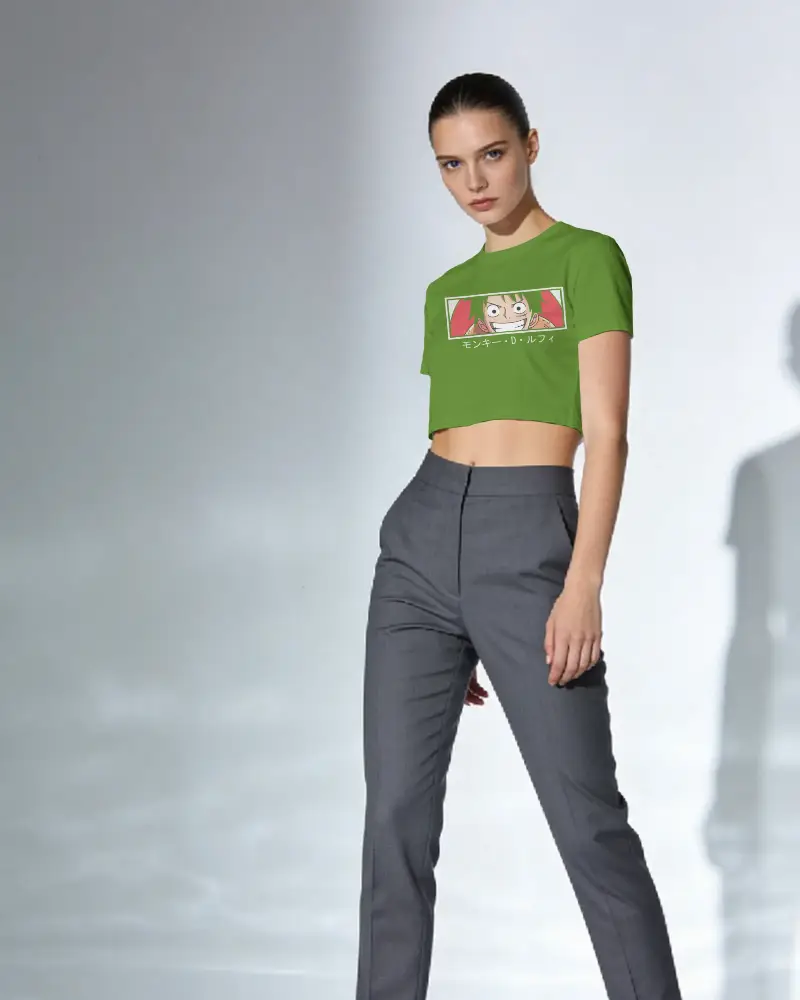 Trendy Crop Top Mockup Template For Women Fashion Showcase And Modern Clothing Brand