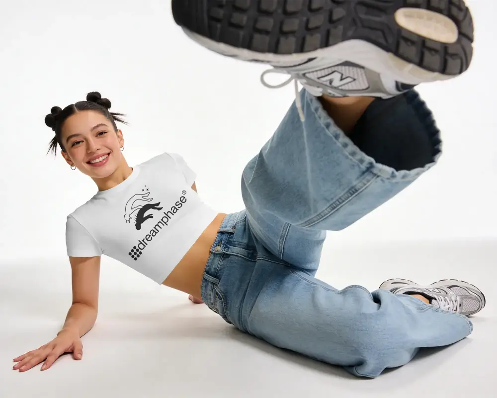 Youth Crop Top Mockup For Social Media Promotions Fashionable Outfit Summer Must Have Apparel