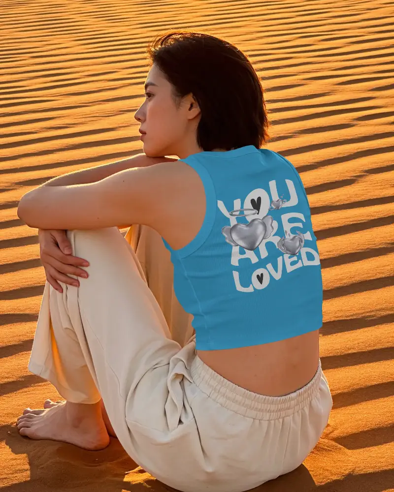 Stylish Casual Crop Top Mockup For Womensummer Outdoor Fashion Ready For Any Adventure