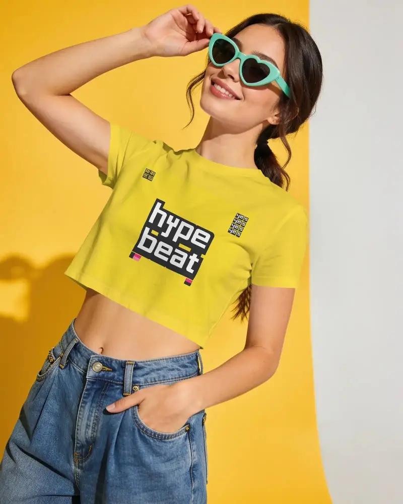 Trendy Crop Top Mockup For Womens Fashion And Casual Wear Brand Promotion Online