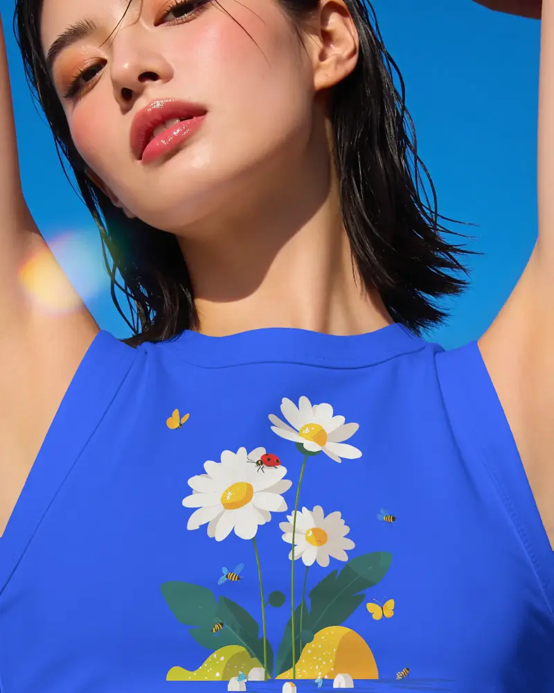 Stylish Crop Top Mockup For Fashion Brands And Ecommerce Websites Showcasing Apparel Design