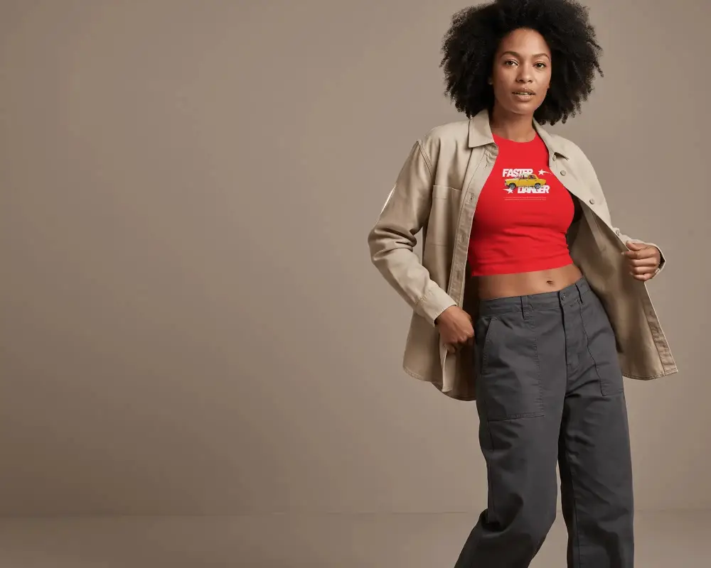 Trendy Crop Top Mockup For Fashion Brands And Apparel Designers To Showcase Their Style