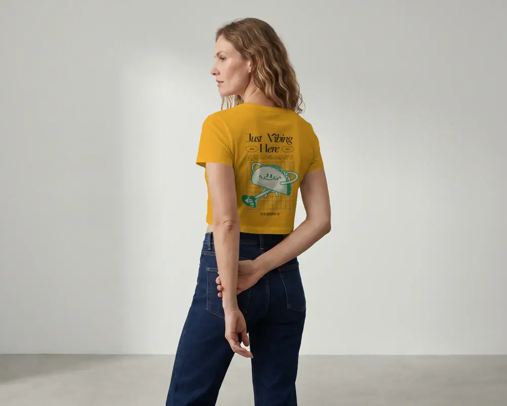 Stylish Crop Top Mockup For Womens Casual Fashion And Summer Wardrobe Collections