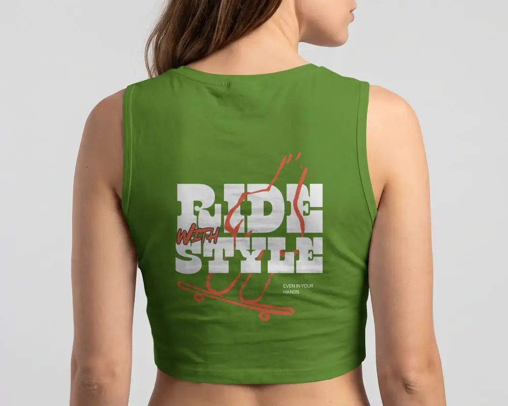 Modern Crop Top Mockup Perfect For Online Store Promotions And Fashion Campaigns