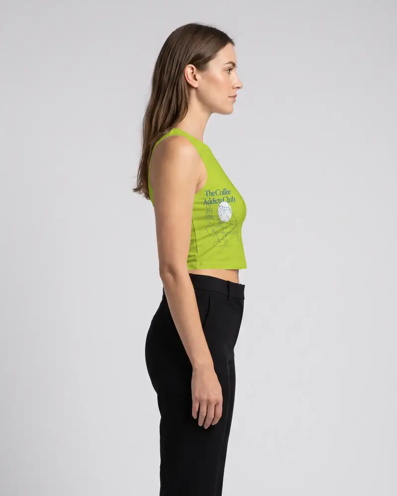 Stylish Women Crop Top Mockup Sleeveless Fashionable Casual Wear Perfect For Summer Outfits