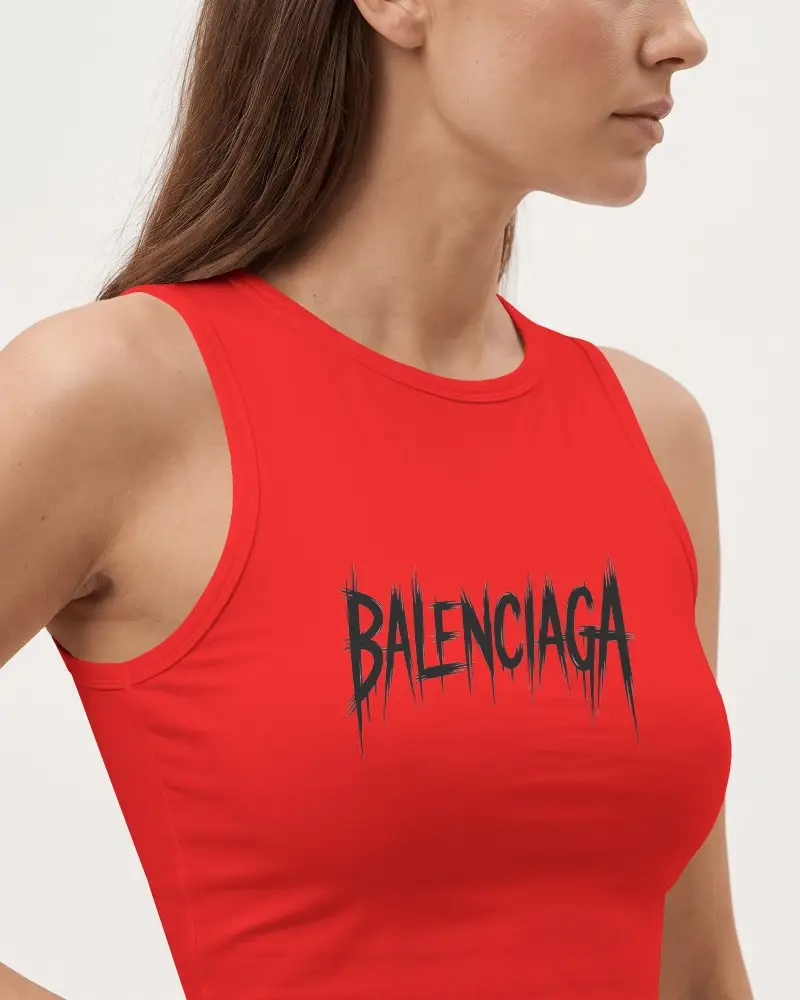 Stylish Sleeveless Crop Top For Womens Summer Wardrobe Elevate Casual Outfits With Comfort
