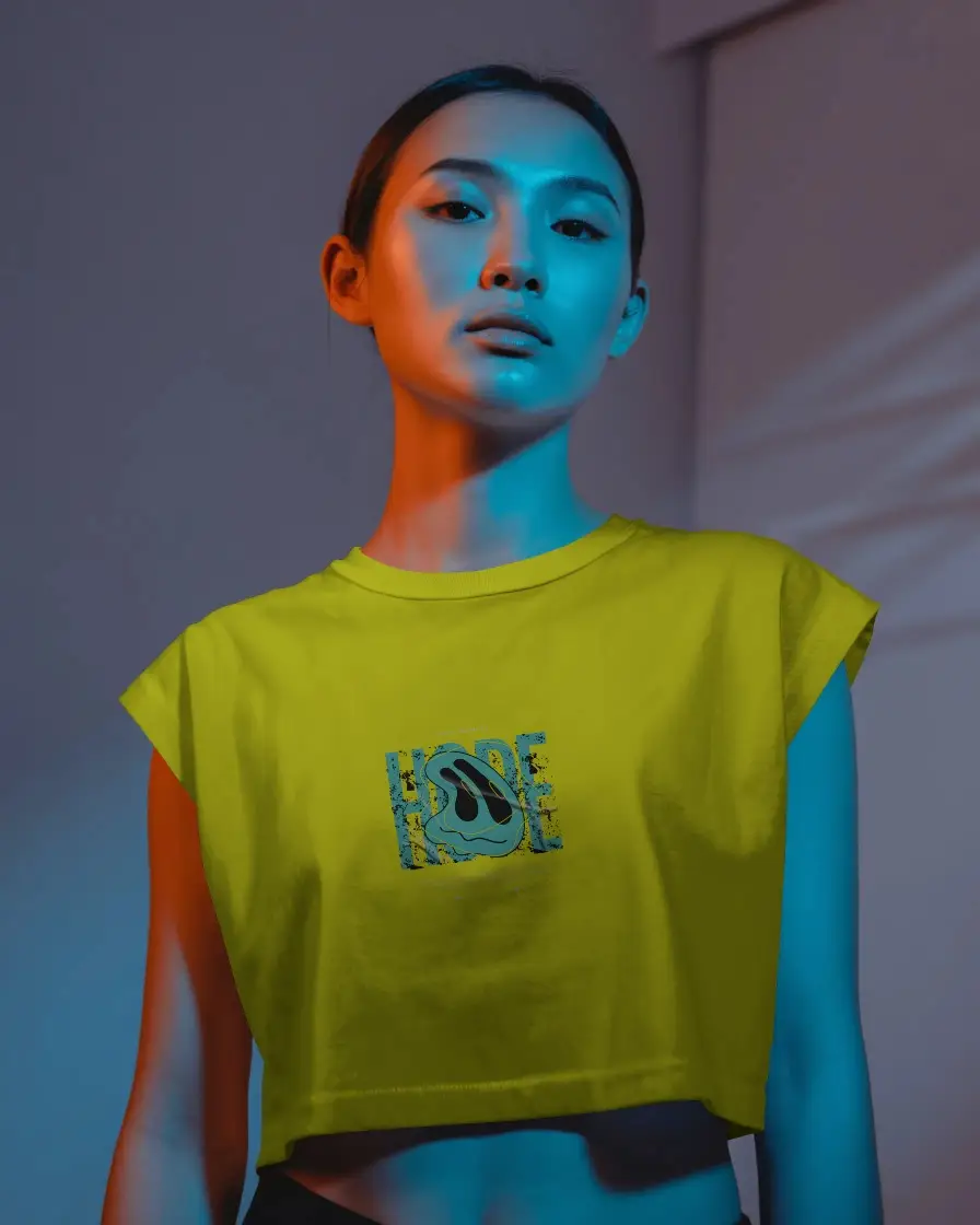 Modern Crop Top Mockup For Youthful Streetwear Brands And Digital Product Showcase