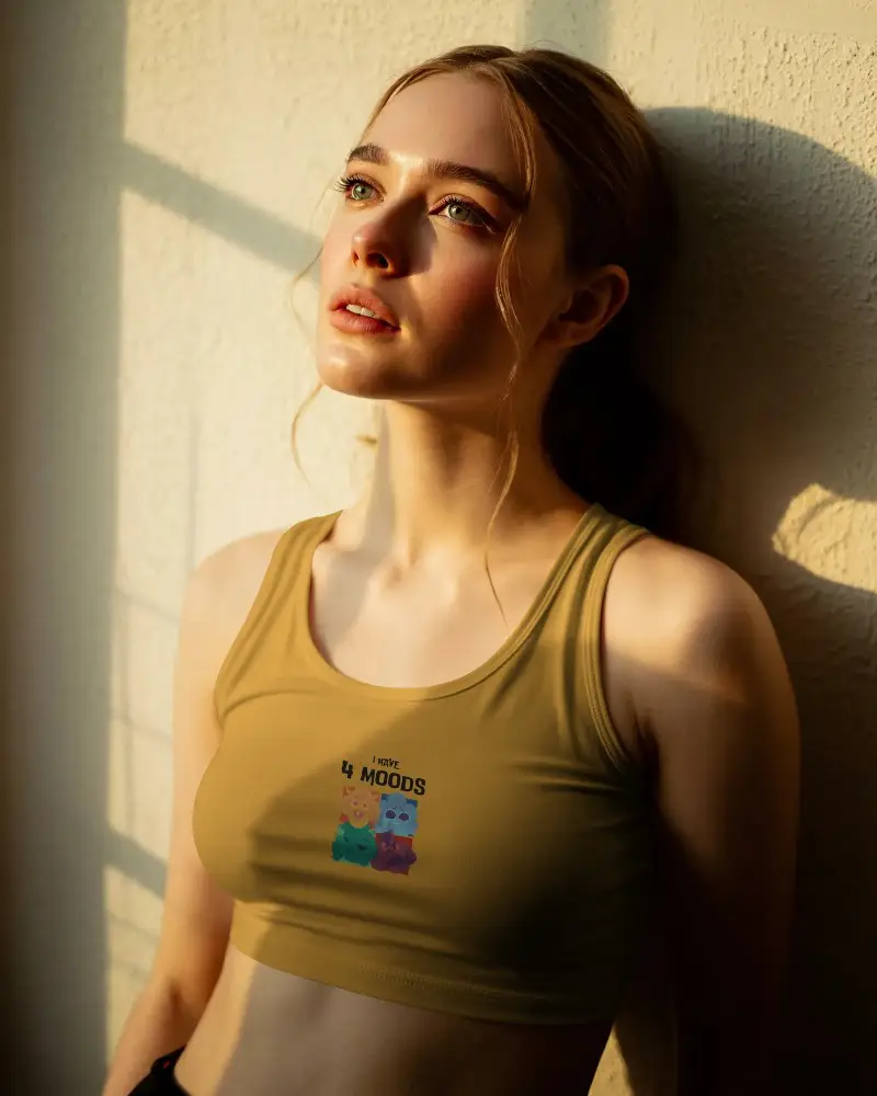 Athletic Women Crop Top Mockup For Activewear Fashion Showcase