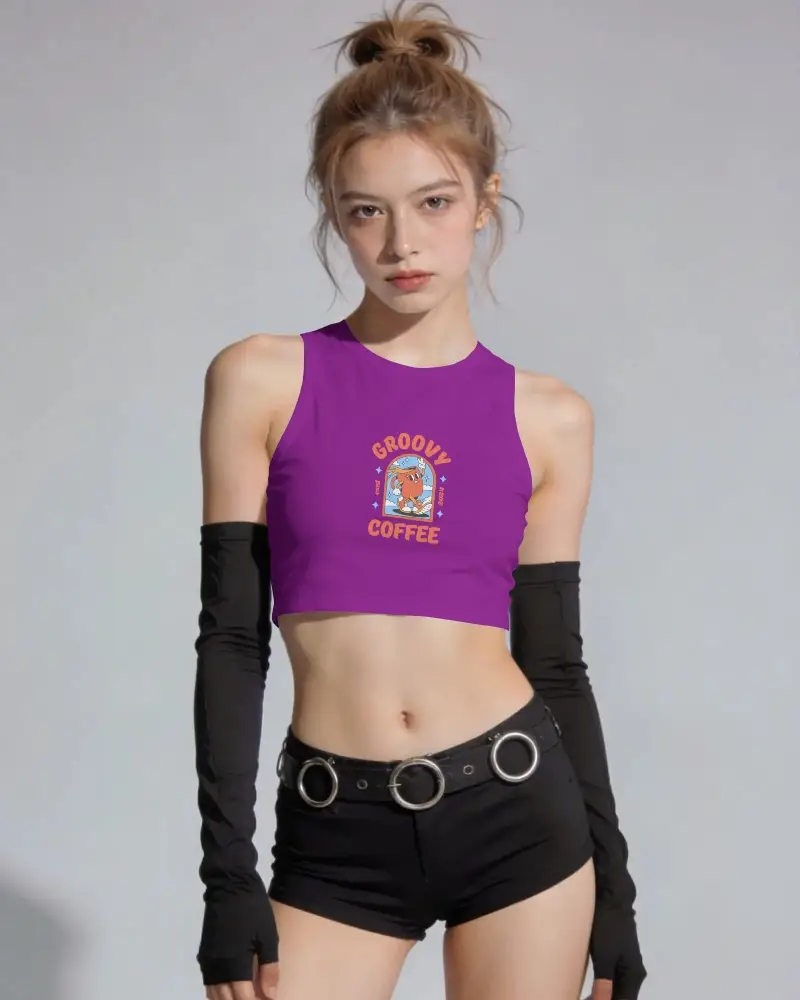 Casual Slim Fit Crop Top Mockup With Minimalist Style Perfect For Online Clothing Shops