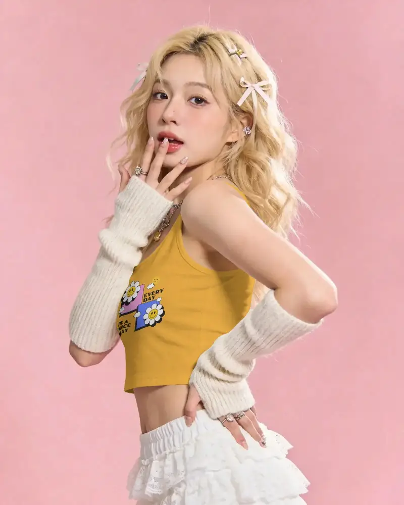 Versatile Feminine Crop Top Fashion Mockup Ideal For Social Media Fashion Advertising