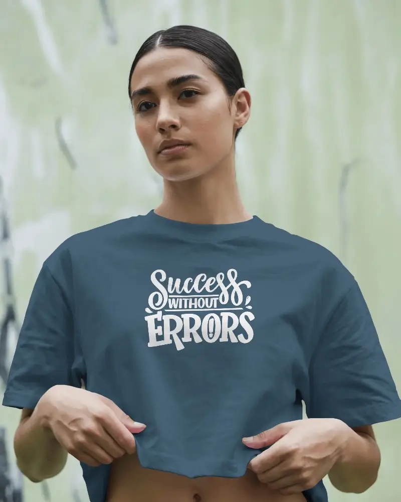 Realistic White Shirt Mockup Featuring Relaxed Female Model Outdoor Scene Perfect For Fashion