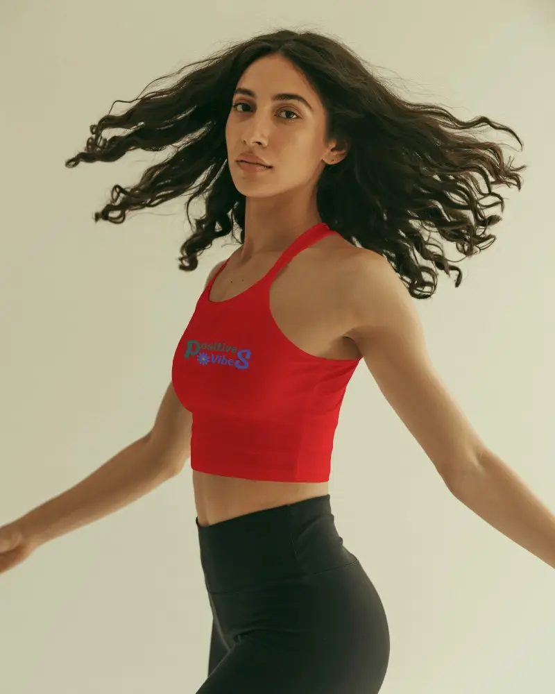 Seamless Crop Top Mockup For Women Activewear Brand Promotion And Online Store Display