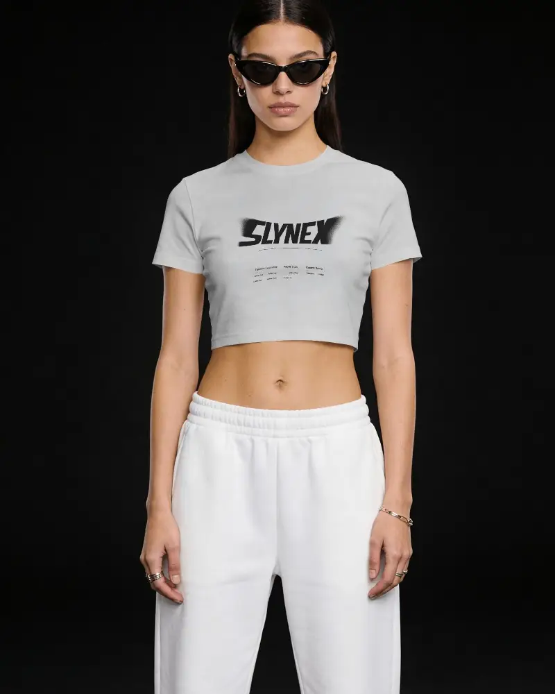 Female Fashion Crop Top Mockup For Custom Printing And Design Showcase
