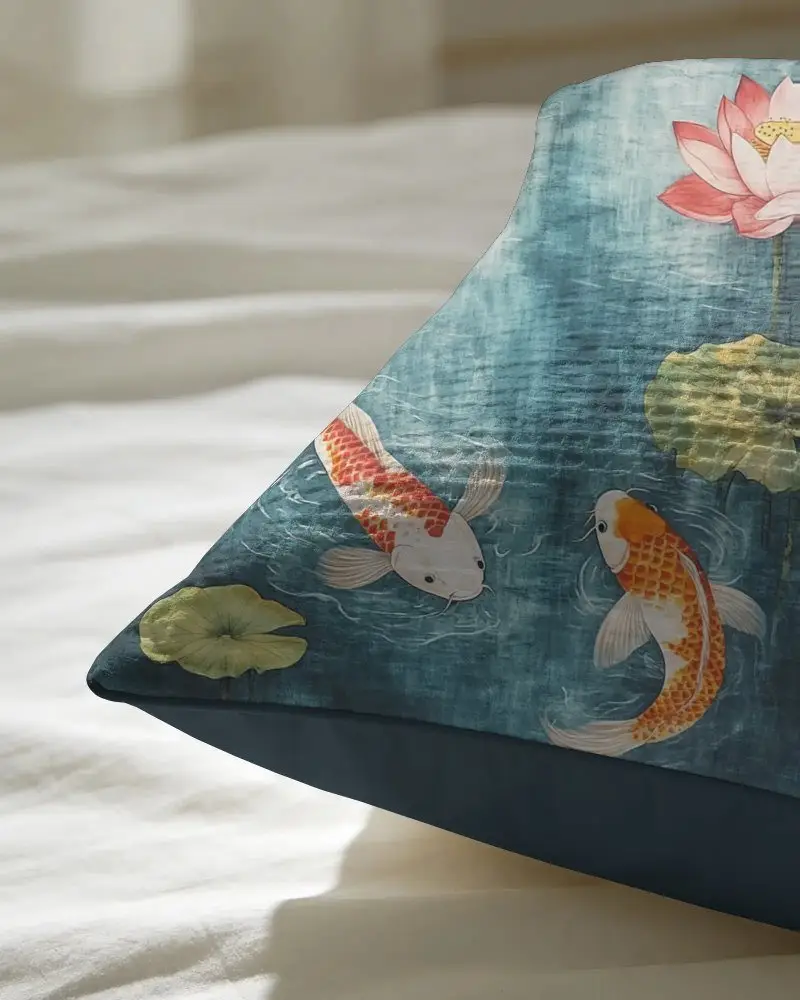 High Quality Decorative Cushion Mockup With Detailed Weave Pattern For Home Accessories