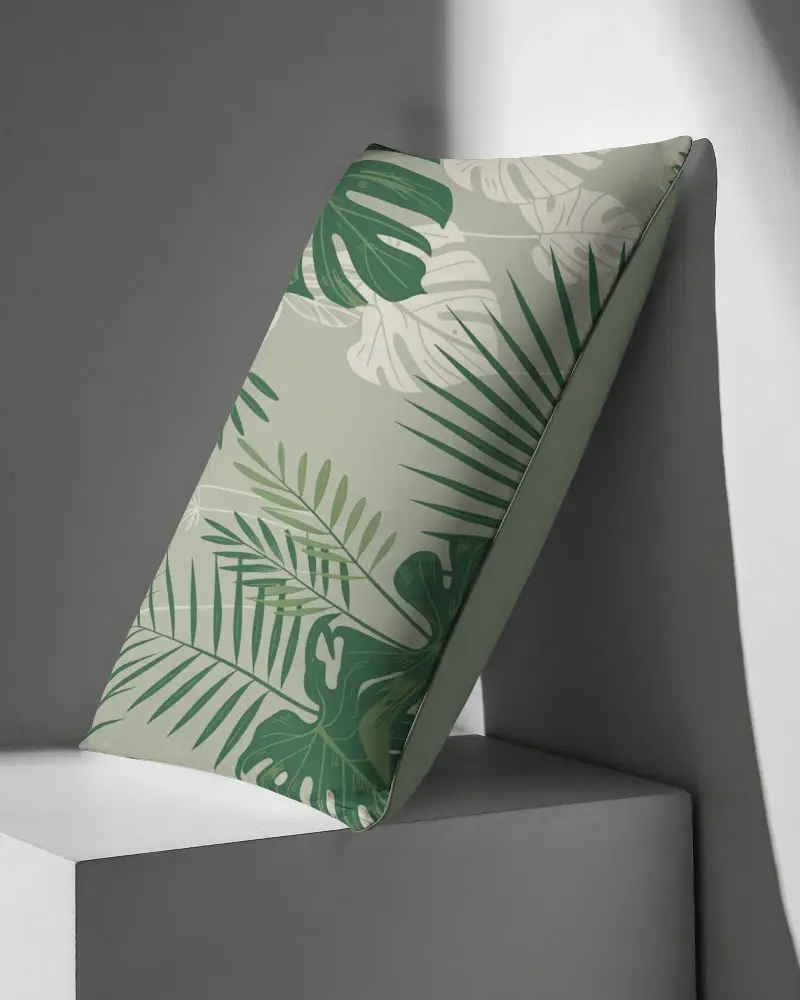 Elegant Comfortable Cushion Mockup To Display Custom Fabric Designs And Patterns