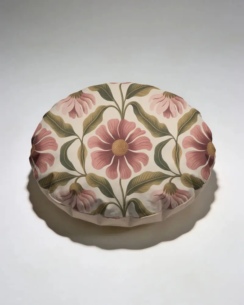 Round Floor Cushion Mockup For Modern Home Interior Decor And Comfortable Seating Ideas