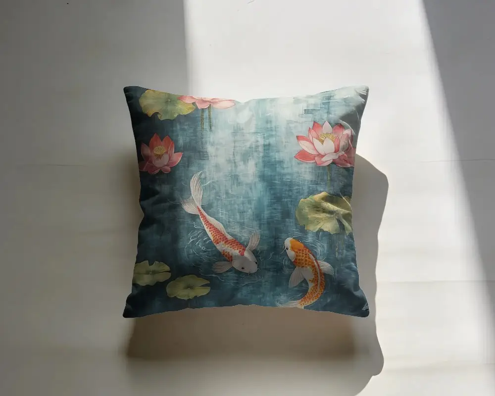 Soft Square Cushion Mockup With Natural Light And Subtle Fabric Texture For Design Showcase