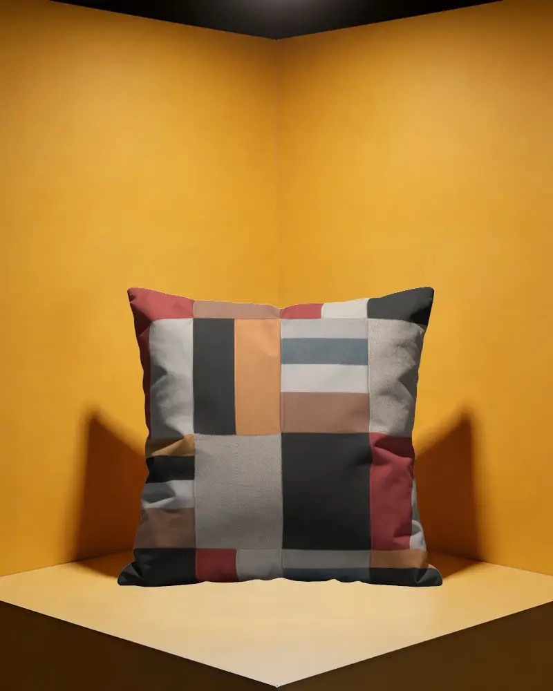 Cozy Square Cushion Mockup For Modern Home Decor Ideas And Interior Design Display