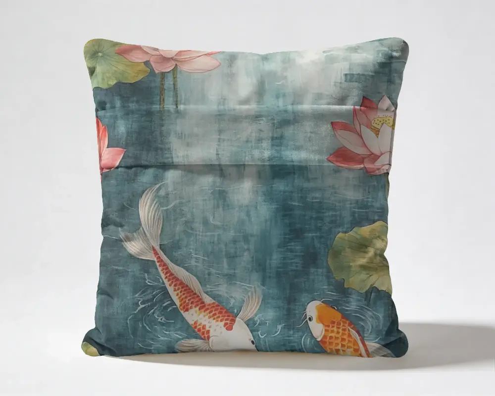 Elegant Smooth Fabric Cushion Mockup Template For Bedroom Living Room Stylish Decor