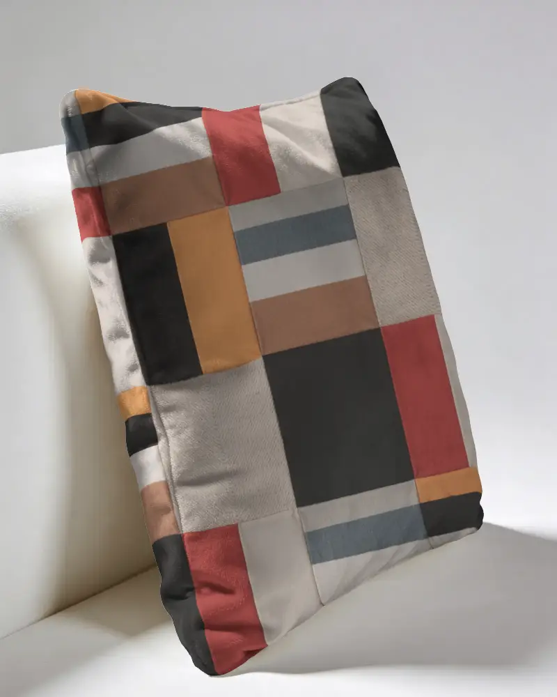 Luxurious Soft Velvet Cushion Mockup For Home Decor And Modern Interior Design Showcases