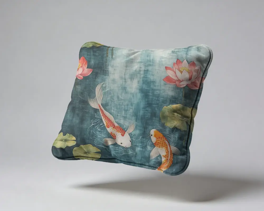 Luxurious Soft Velvet Cushion Mockup Suitable For Home Decor And Comfortable Living Spaces