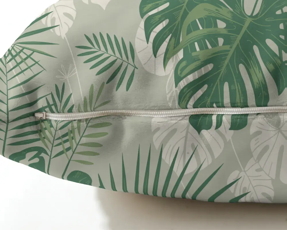 Soft Touch Cushion Mockup With Hidden Zipper For Custom Design Presentations And Prints