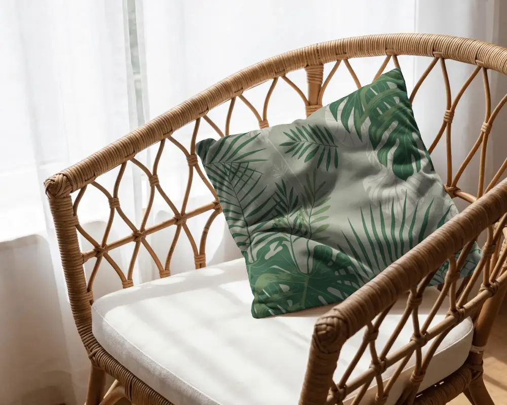 Cozy Home Decor Essentials Soft Cushion Mockup For Living Room Interior Design