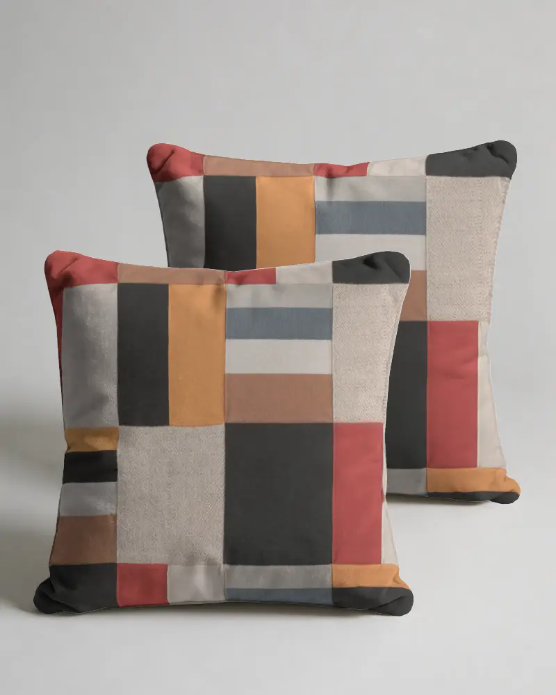 Premium Soft Square Cushion Mockup For Home Decor And Interior Design Presentations