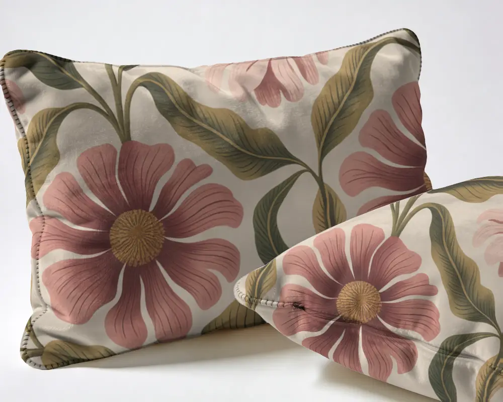Soft Luxury Velvet Cushion Mockup For Home Decor Interior Design And Customization Use