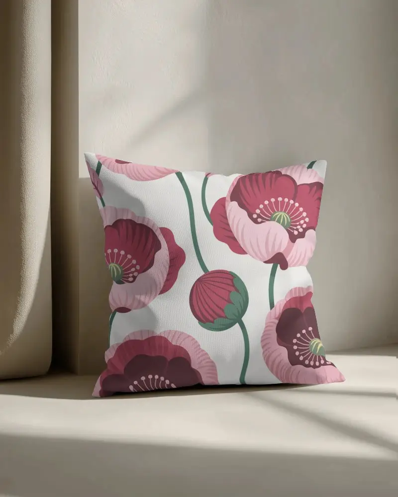 Decorative Cushion Mockup High Quality Fabric Use For Online Store And Promotions