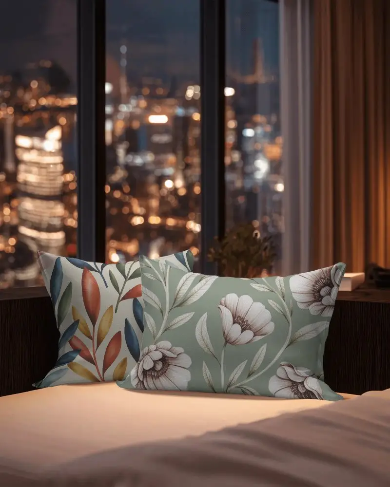 Luxurious Bedroom Decor Cushion Mockups For Cozy Nighttime Relaxation And Home Styling