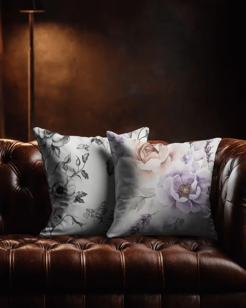 Elegant Luxury Cushion Mockup For Home Decor And Interior Design Pillow