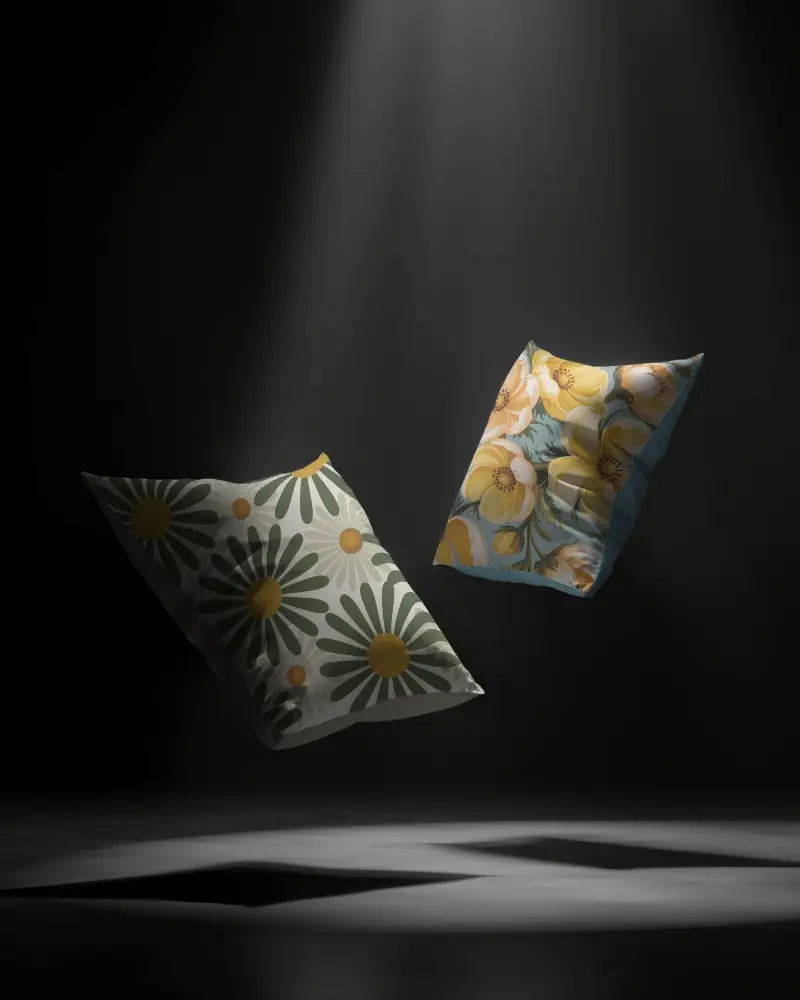 Breathable Luxury Pillow Mockup Set Designed For Enhanced Sleep Support And Relaxation At Home