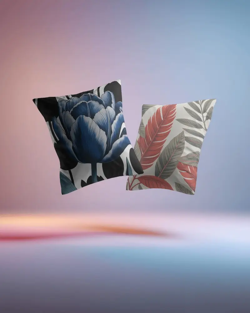 Ultra Realistic Floating Cushion Mockup For Home Decor And Bedroom Accessories Display