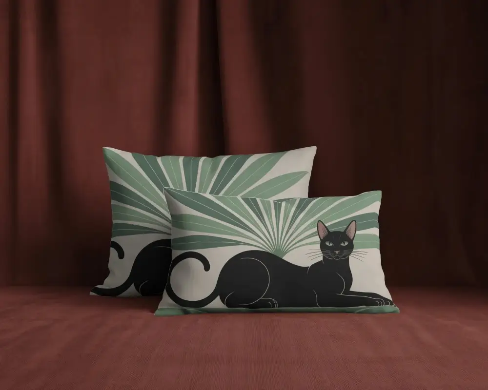 Cozy Luxury Cushion Mockup For Home Decor Interior Design And Textile Showcase