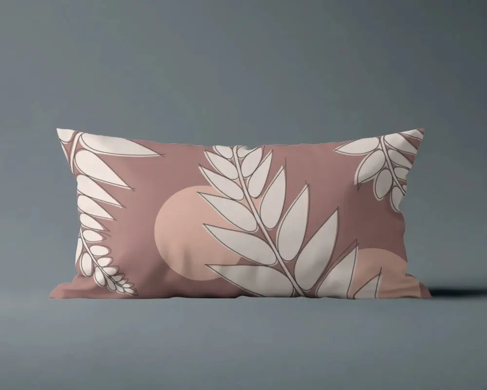 Customizable Rectangular Cushion Mockup Template For Easy Print And Fabric Showcase