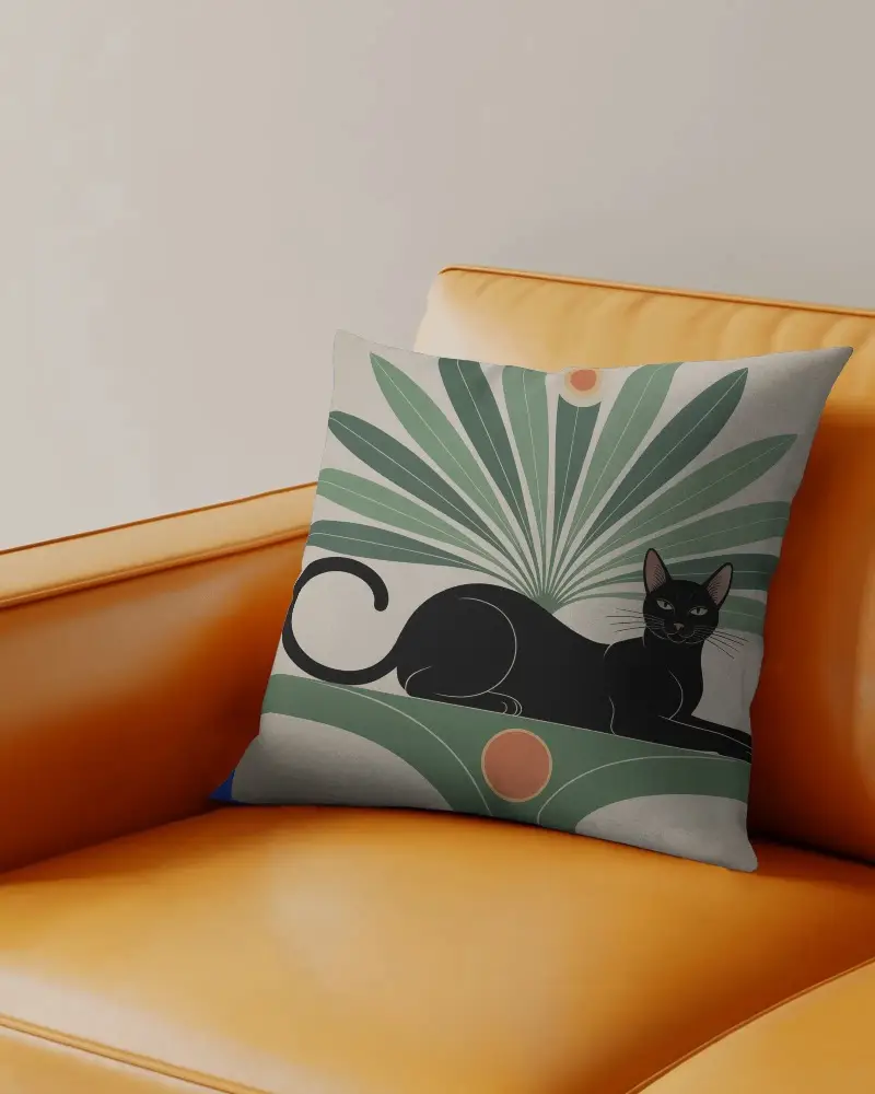 Plush Square Cushion Mockup For Home Decor And Interior Design Pillow Templates