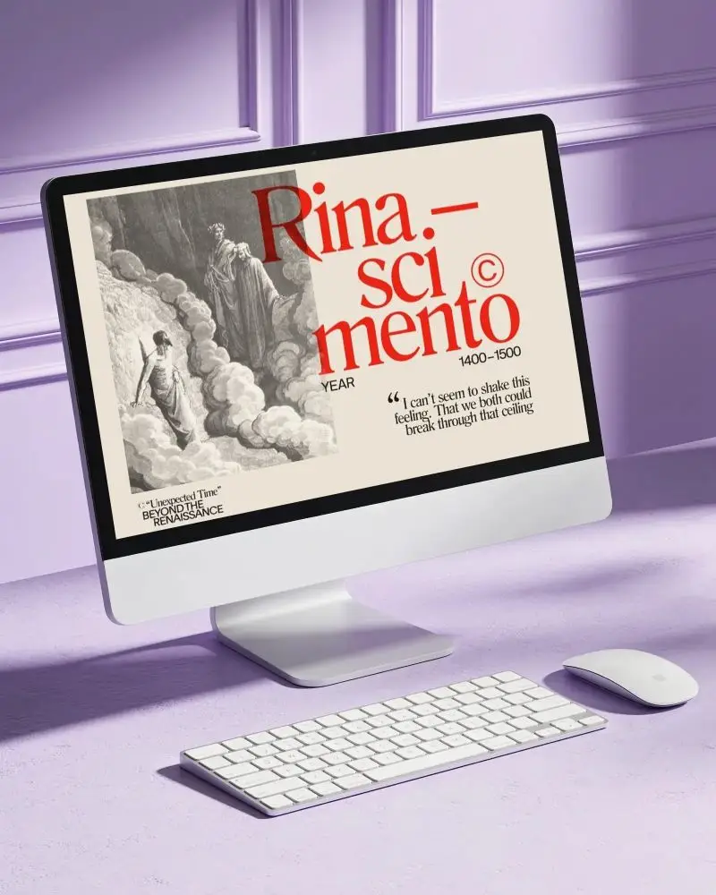 Sleek Apple Desktop Mockup With Wireless Keyboard And Mouse Minimalist Workstation Showcase