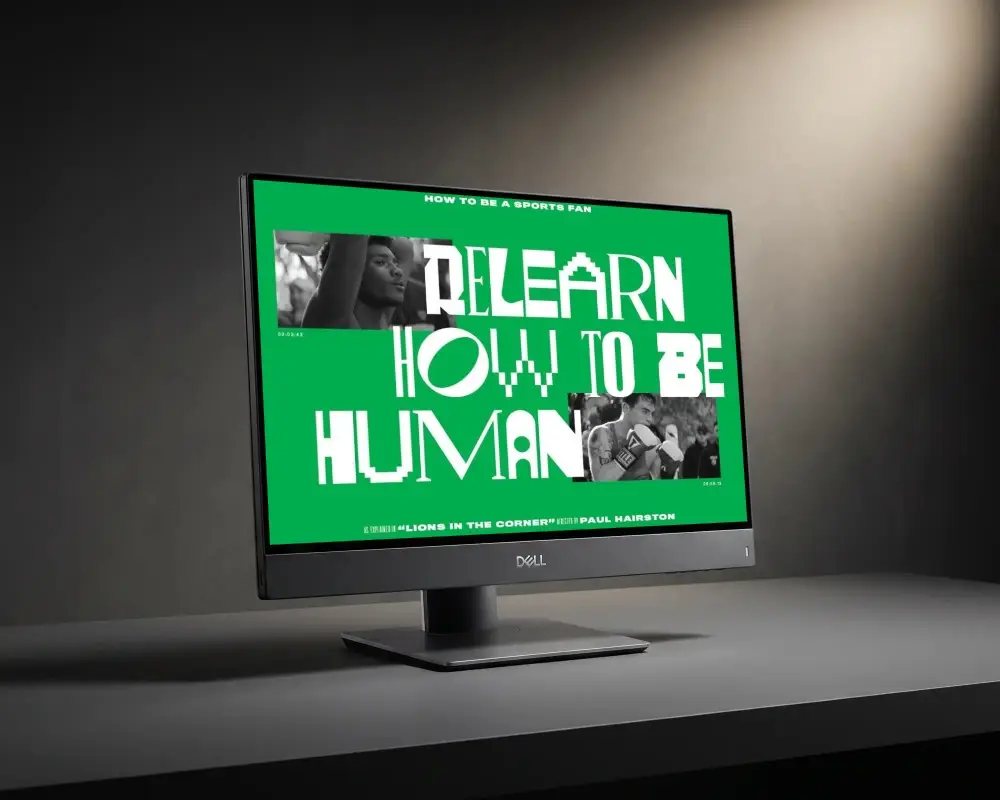 Modern Dell Desktop Mockup On Minimalist Workspace For Digital Presentation