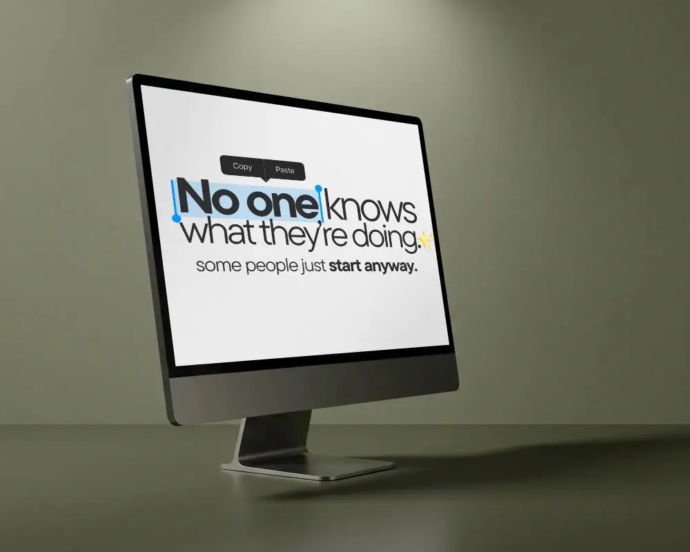 Clean Minimalist Dell Desktop Mockup For Professional Presentation Of Digital Projects And Graphics