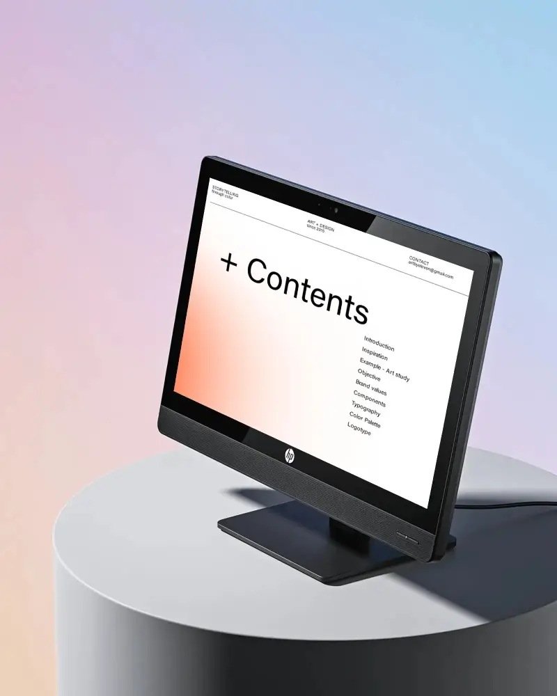 Sleek All In One Hp Desktop Computer With Large Screen Perfect For Home Office Use