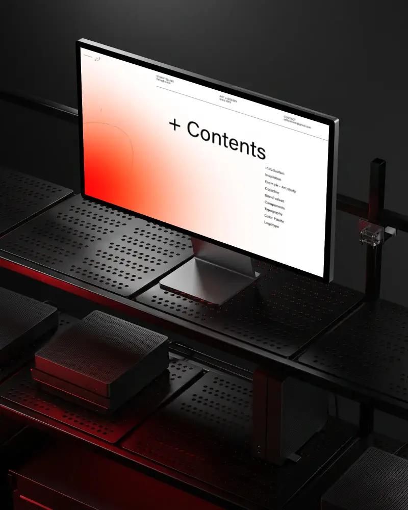 Sleek Modern Apple Desktop Mockup With Minimalist Design And High Tech Urban Vibes For Presentations