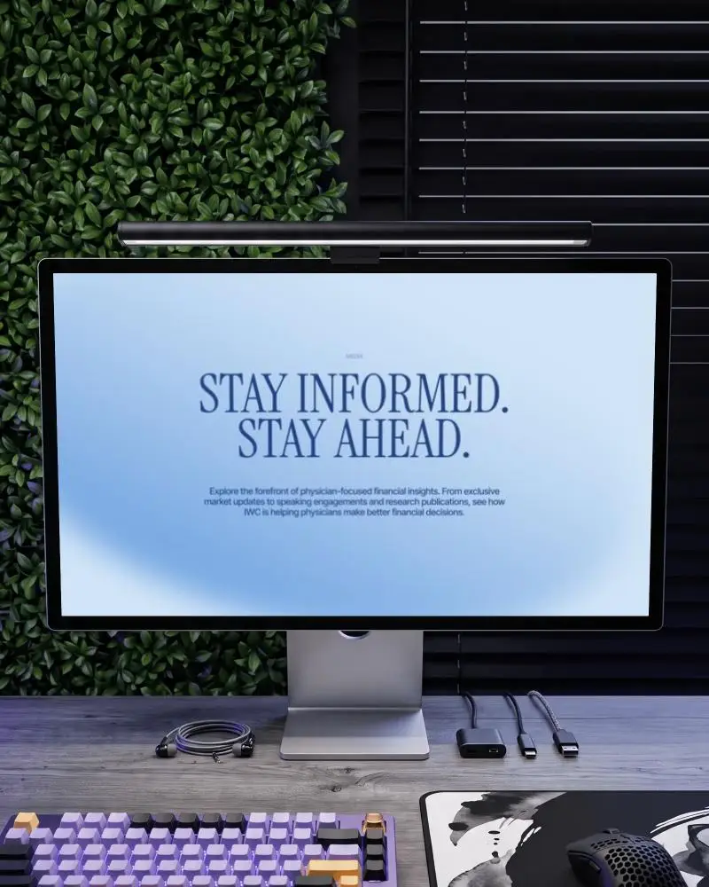 Modern Minimalist Dell Desktop Mockup Setup With Mechanical Keyboard And Mouse