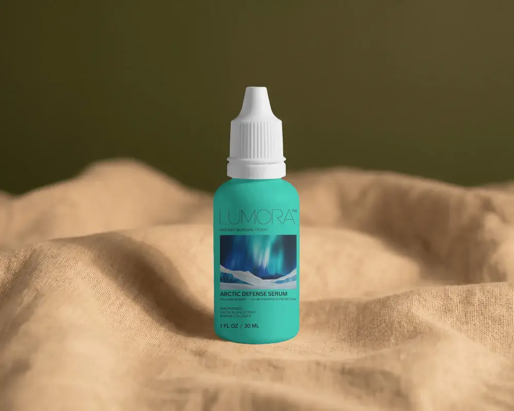 Dropper Bottle Packaging Mockup For Cosmetics And Essential Oil Product Display