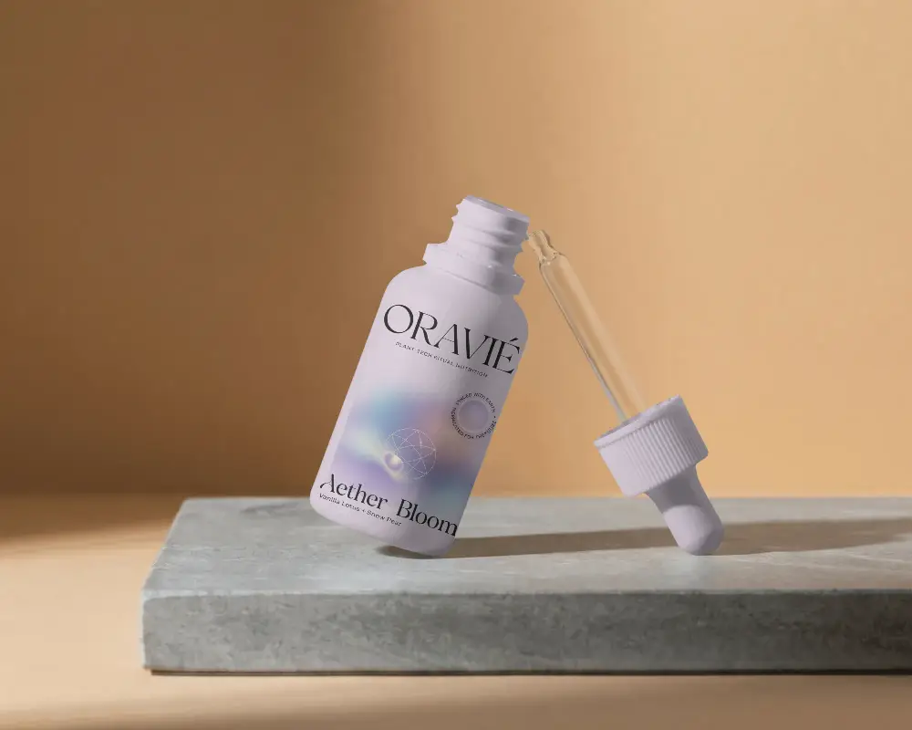 Essential Dropper Bottle Mockup For Cosmetic Serum Packaging Design And Brand Presentation