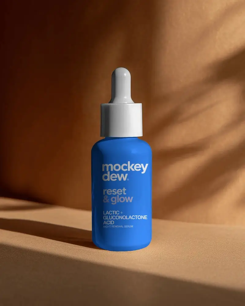 Elegant Dropper Bottle Mockup For Cosmetic Serum Packaging Brand Presentation Template