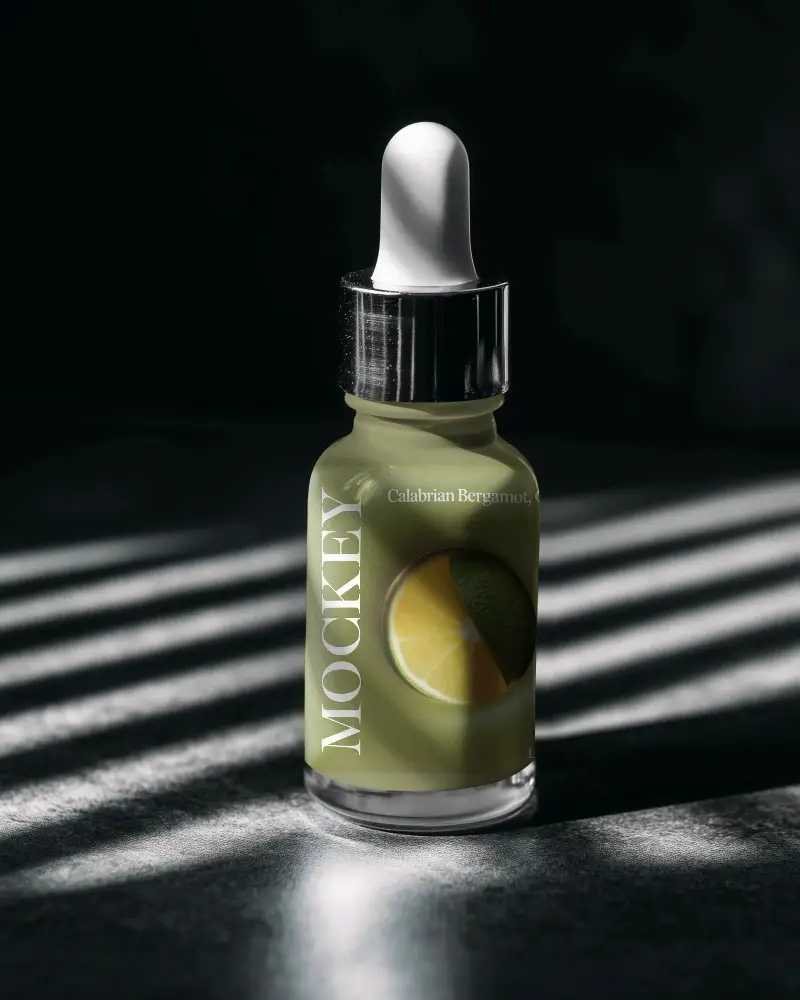 High Quality Dropper Bottle Mockup Showcasing Sleek Design For Product Marketing Display