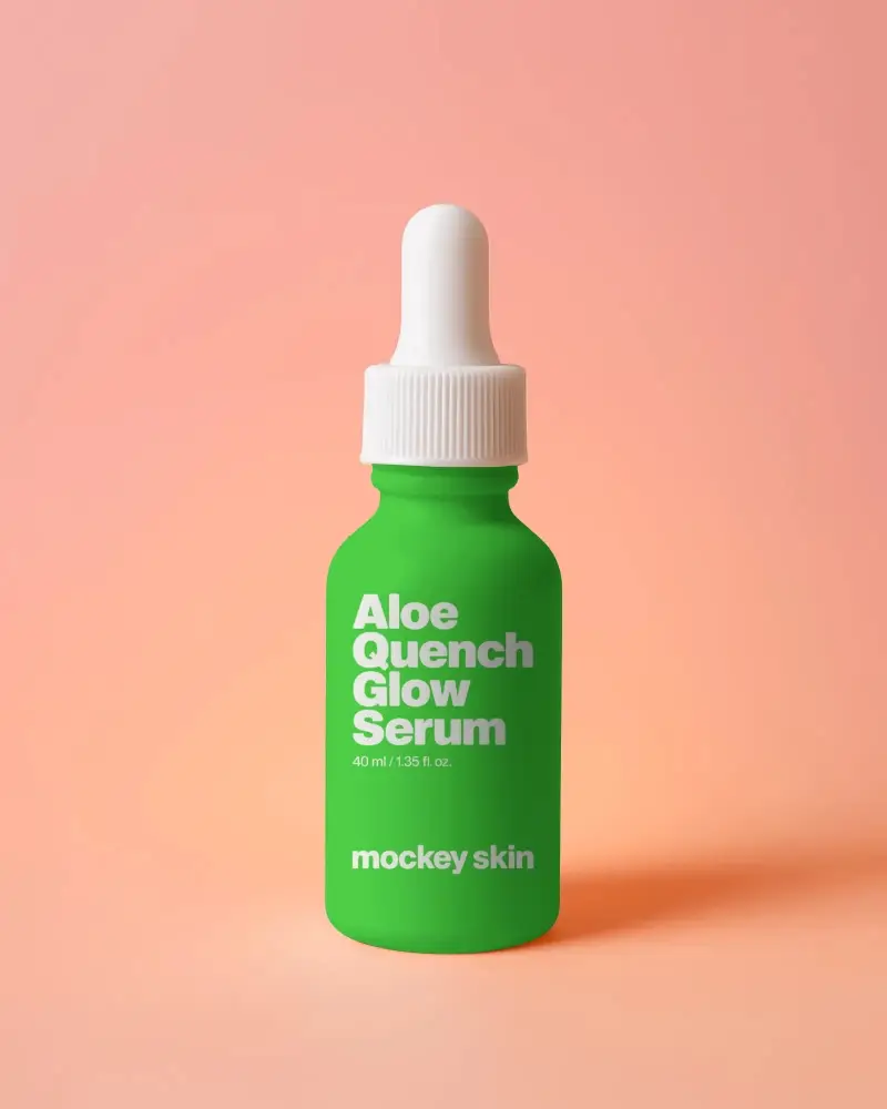 Minimalist Dropper Bottle Mockup For Cosmetics Serums And Essential Oil Packaging Templates