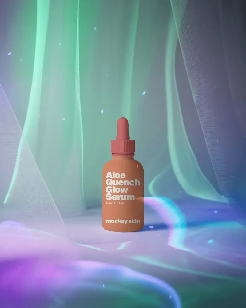 Professional Dropper Bottle Mockup Design For Skincare Serum Packaging And Branding Promotion