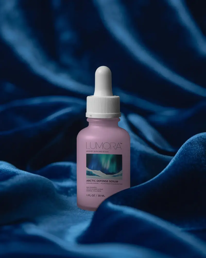 Realistic Dropper Bottle Mockup With Rounded Cap For Healthcare And Skincare Products